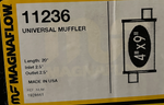 MagnaFlow 11236 - 2.5" Offset/Offset Universal Muffler