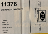 MagnaFlow 11376 - 2.5" Offset/Offset Universal Muffler
