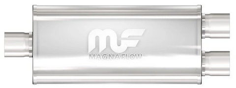 MagnaFlow 12288 - 3" Inlet, Dual 2.5" Outlet Universal Muffler