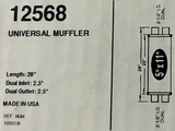 MagnaFlow 12568 - 2.5" Dual/Dual Universal Muffler